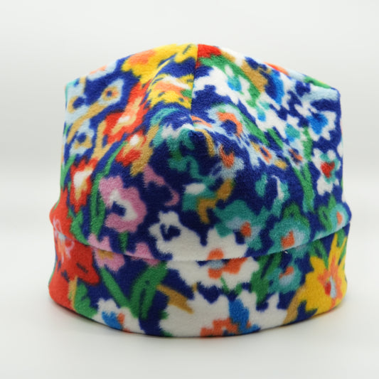 Flower Child Short Fleece Beanie